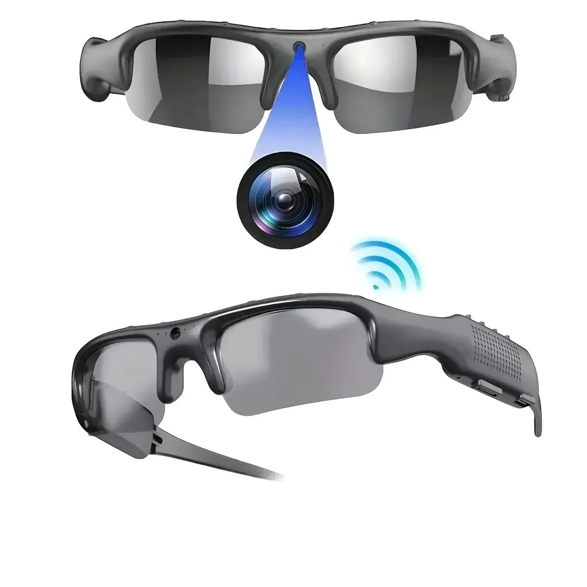 Gafas Deportivas Con Cámara Full HD 1080p